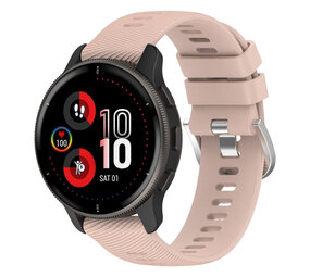 Strap-it® Garmin Venu 2 Plus siliconen bandje (roze)