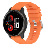 Strap-it® Garmin Venu 2 Plus siliconen bandje (oranje)