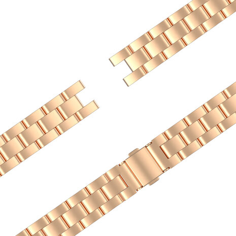 Bandz Bandz Garmin Lily stalen band 'Classic' (roségoud)