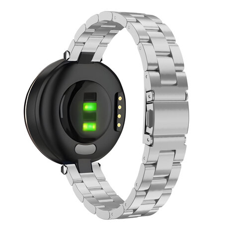 Bandz Bandz Garmin Lily stalen band 'Classic' (zilver)