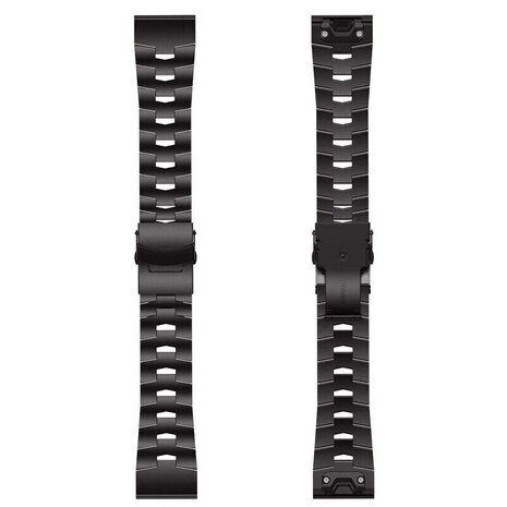 Strap-it® Strap-it Garmin Forerunner 745 titanium bandje (grafiet)