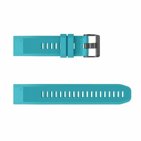 Strap-it® Strap-it Garmin Forerunner 945 siliconen bandje (lichtblauw)