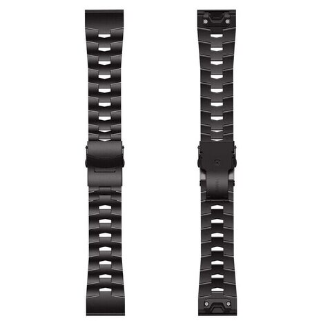 Strap-it® Strap-it Garmin Forerunner 955 titanium bandje (grafiet) Strap-it® Strap-it Garmin Forerunner 955 titanium bandje (grafiet)
