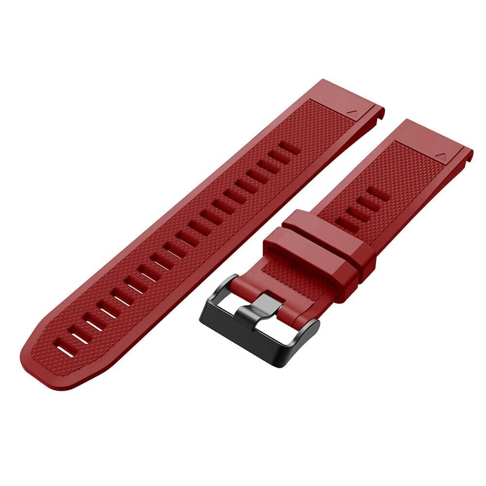 Strap-it® Strap-it Garmin Forerunner 965 siliconen bandje (rood)