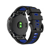 Strap-it® Strap-it Garmin Fenix 3 sport gesp band (zwart/blauw) Strap-it® Strap-it Garmin Fenix 3 sport gesp band (zwart/blauw)