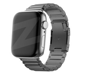 Bandz Bandz Apple Watch titanium schakel band (grafiet) Bandz Bandz Apple Watch titanium schakel band (grafiet)