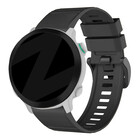 Bandz Bandz Garmin Fenix 5/6 siliconen band met gesp (zwart)