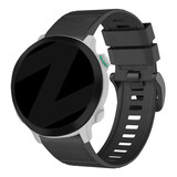 Bandz Bandz Garmin Fenix 5/6 siliconen band met gesp (zwart)
