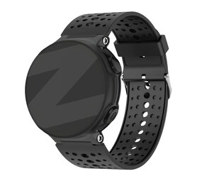 Bandz Bandz Garmin Forerunner 735xt siliconen band 'Classic' (zwart)