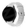 Bandz Bandz Samsung Galaxy Watch 42mm siliconen band met bloemenpatroon (wit) Bandz Bandz Samsung Galaxy Watch 42mm siliconen band met bloemenpatroon (wit)