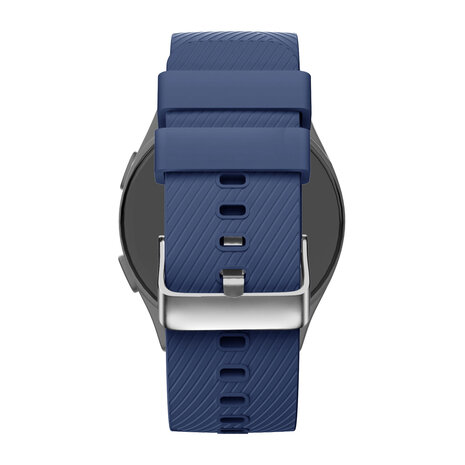 Bandz Bandz Xiaomi Amazfit GTS siliconen band 'Deluxe' (donkerblauw)