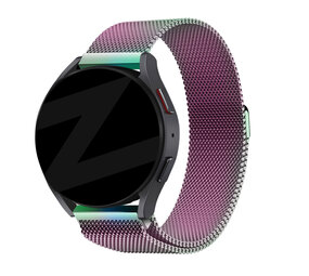 Bandz Bandz Amazfit GTS 2 Milanese loop band (regenboog)