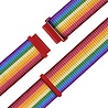 Bandz Bandz Amazfit GTS 2 nylon loop band (regenboog) Bandz Bandz Amazfit GTS 2 nylon loop band (regenboog)