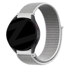 Bandz Bandz Samsung Galaxy Watch 4 40mm nylon loop band (grijs)