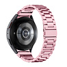 Bandz Bandz Samsung Galaxy Watch 4 - 44mm stalen band 'Classic' (roze) Bandz Bandz Samsung Galaxy Watch 4 - 44mm stalen band 'Classic' (roze)