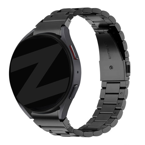 Bandz Bandz Samsung Galaxy Watch 5 - 40mm stalen band 'Classic' (zwart)