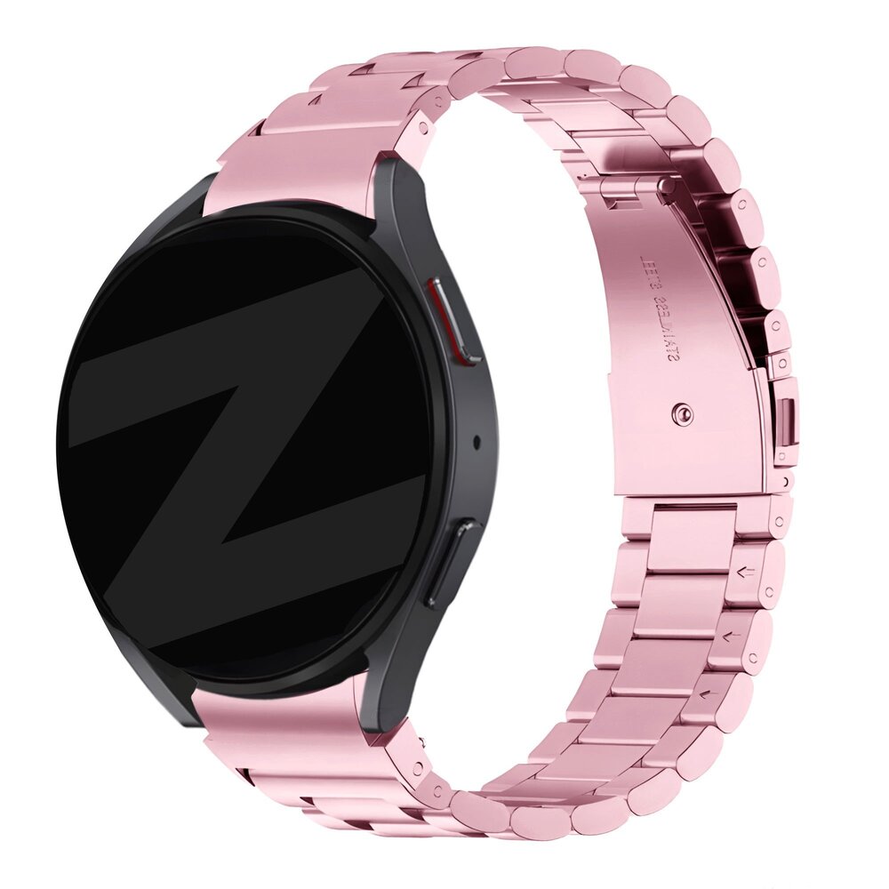 Bandz Bandz Samsung Galaxy Watch 6 Classic 43mm stalen band 'Classic' (roze)