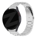 Bandz Bandz Samsung Galaxy Watch 6 Classic 47mm stalen band 'Classic' (zilver)