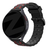 Bandz Bandz Polar Grit X sport band gestreept (zwart/rood)