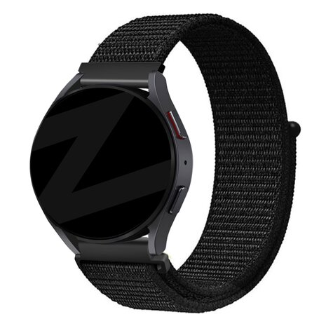Bandz Bandz OnePlus Watch nylon loop band (zwart)