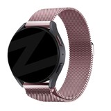 Bandz Bandz Huawei Watch GT 3 42mm Milanese loop band (roze)