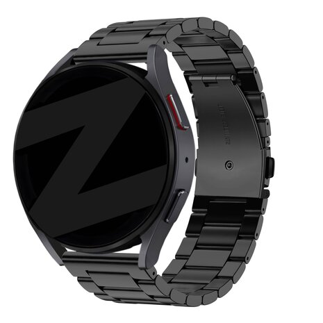 Samsung Galaxy Watch 3 41mm stalen band Classic zwart Smartwatchbanden