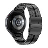 Bandz Bandz Samsung Galaxy Watch 6 Classic 43mm stalen band 'Iron' (zwart) Bandz Bandz Samsung Galaxy Watch 6 Classic 43mm stalen band 'Iron' (zwart)