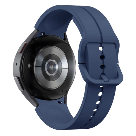 Bandz Bandz Samsung Galaxy Watch 6 Classic 47mm siliconen band 'Extreme' (donkerblauw)