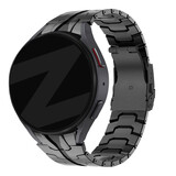 Bandz Bandz Samsung Galaxy Watch 5 - 44mm stalen band 'Iron' (zwart)