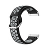 Strap-it® Strap-it Fitbit Sense 2 sport bandje (zwart/grijs) Strap-it® Strap-it Fitbit Sense 2 sport bandje (zwart/grijs)