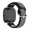 Strap-it® Strap-it Fitbit Sense 2 sport bandje (zwart/grijs) Strap-it® Strap-it Fitbit Sense 2 sport bandje (zwart/grijs)