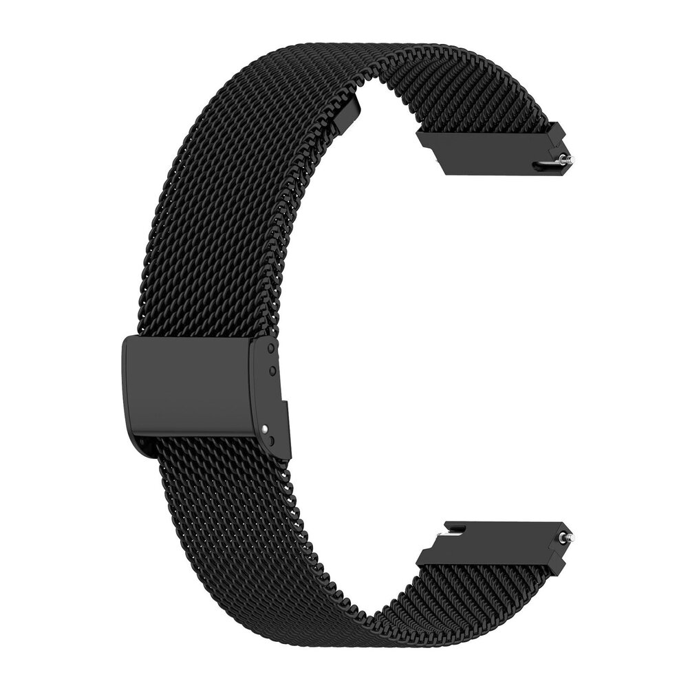 Strap-it® Strap-it ID205L Milanese band (zwart)