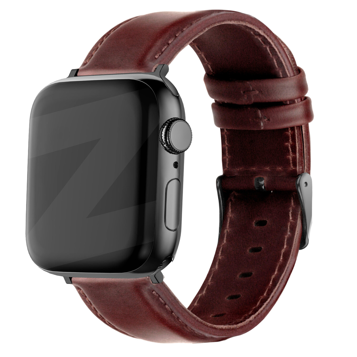 Lederen bandje apple watch sale