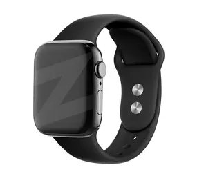 Bandz Bandz Apple Watch silicone band (zwart)