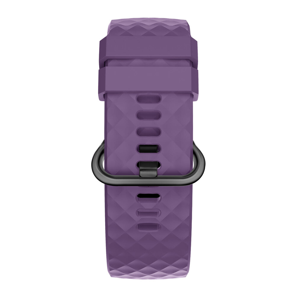 Bandz Bandz Fitbit Charge 3 siliconen band 'Classic' (paars)