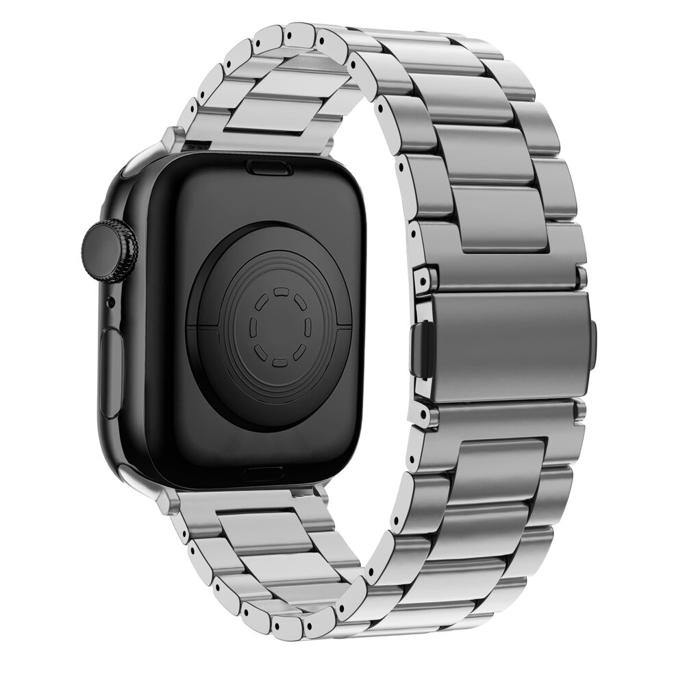 Bandz Bandz Apple Watch stalen band 'Classic' (zilver)
