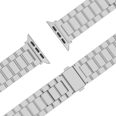 Bandz Bandz Apple Watch stalen band 'Classic' (zilver)