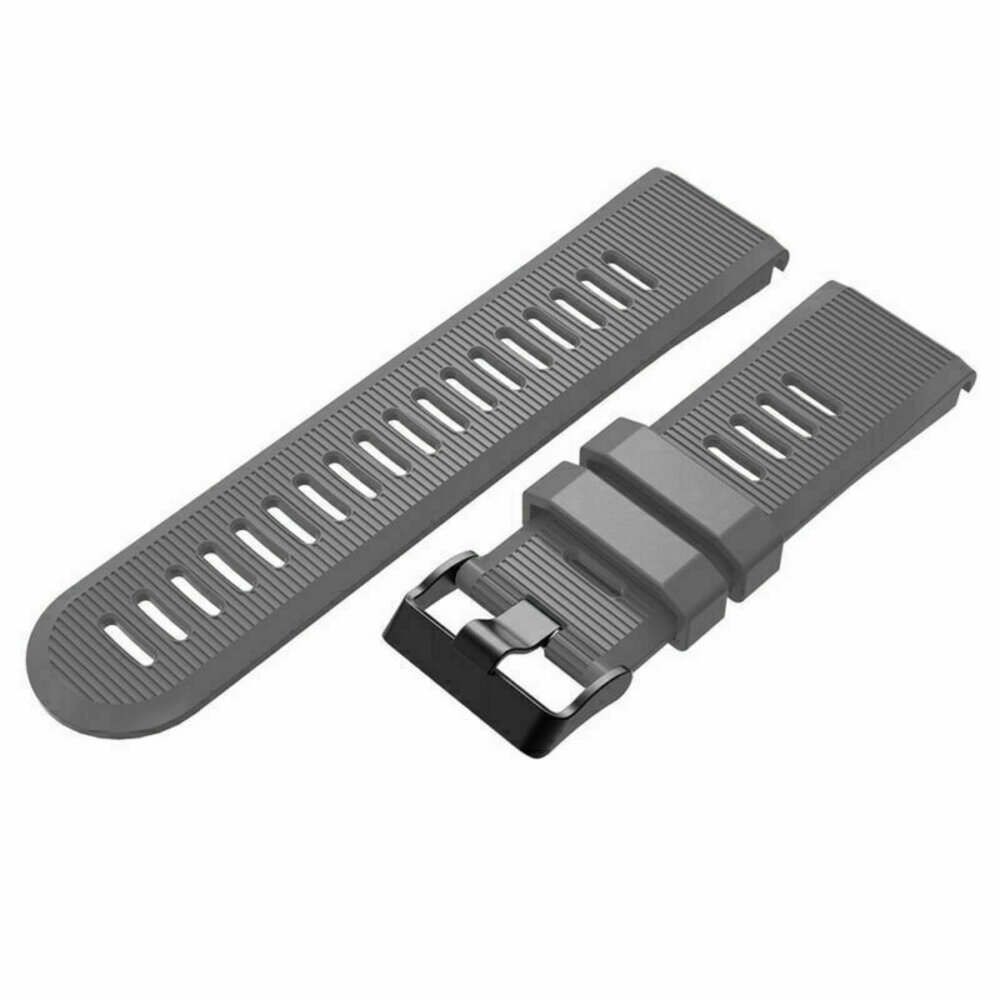 Strap-it® Strap-it Garmin Fenix 5x / 6x siliconen bandje (grijs)