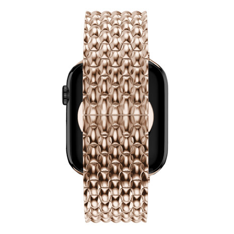 Bandz Bandz Apple Watch stalen band 'Dragon' (roségoud)