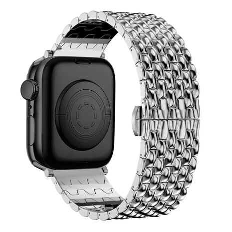 Bandz Bandz Apple Watch stalen band 'Dragon' (zilver)