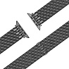 Bandz Bandz Apple Watch stalen band 'Dragon' (zwart) Bandz Bandz Apple Watch stalen band 'Dragon' (zwart)