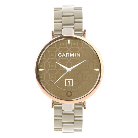 Strap-it® Strap-it Garmin Lily stalen band (champagne)