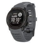 Strap-it® Strap-it Garmin Instinct 1 / 2 siliconen bandje (grijs)