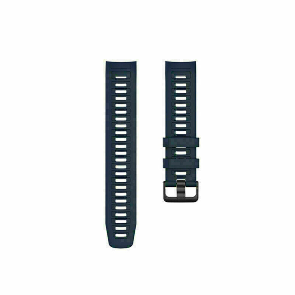 Strap-it® Strap-it Garmin Instinct 1 / 2 siliconen bandje (donkerblauw)
