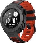 Strap-it® Strap-it Garmin Instinct 1 / 2 sport bandje (zwart/rood)