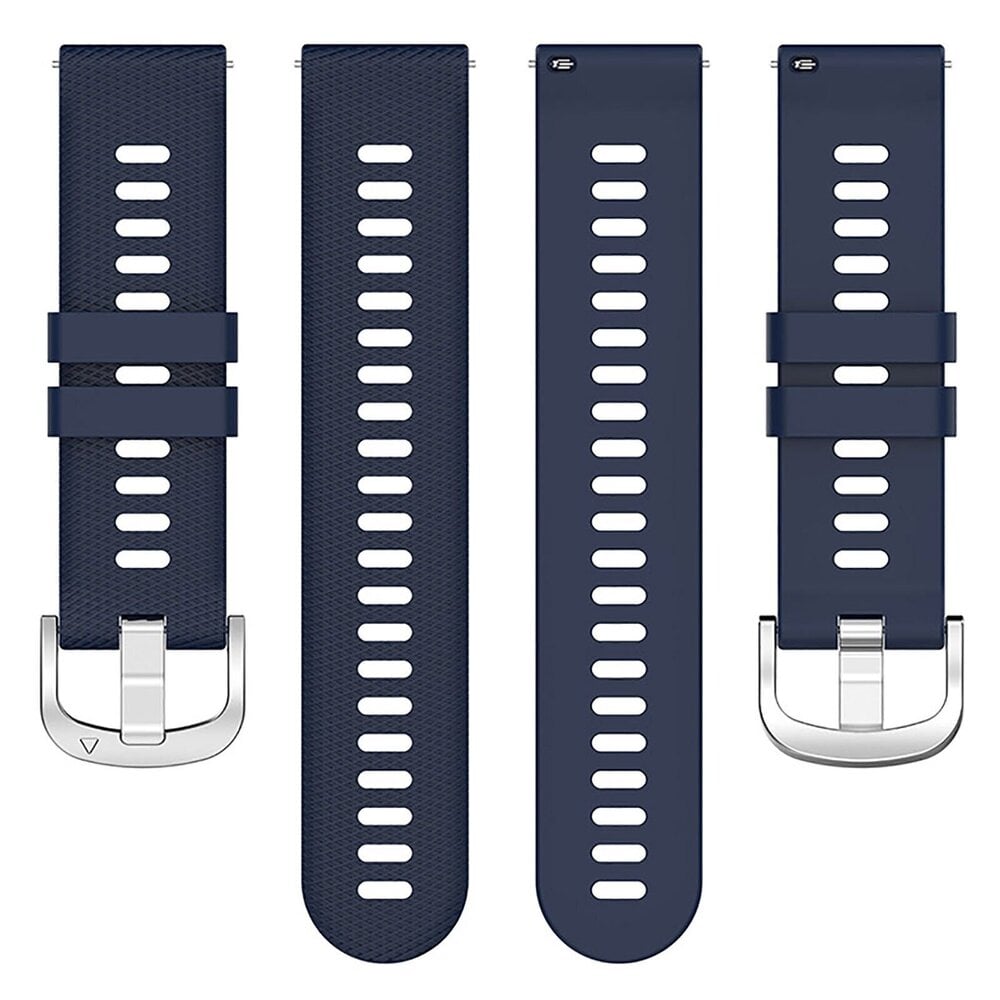 Strap-it® Strap-it Garmin Venu SQ siliconen bandje (donkerblauw)