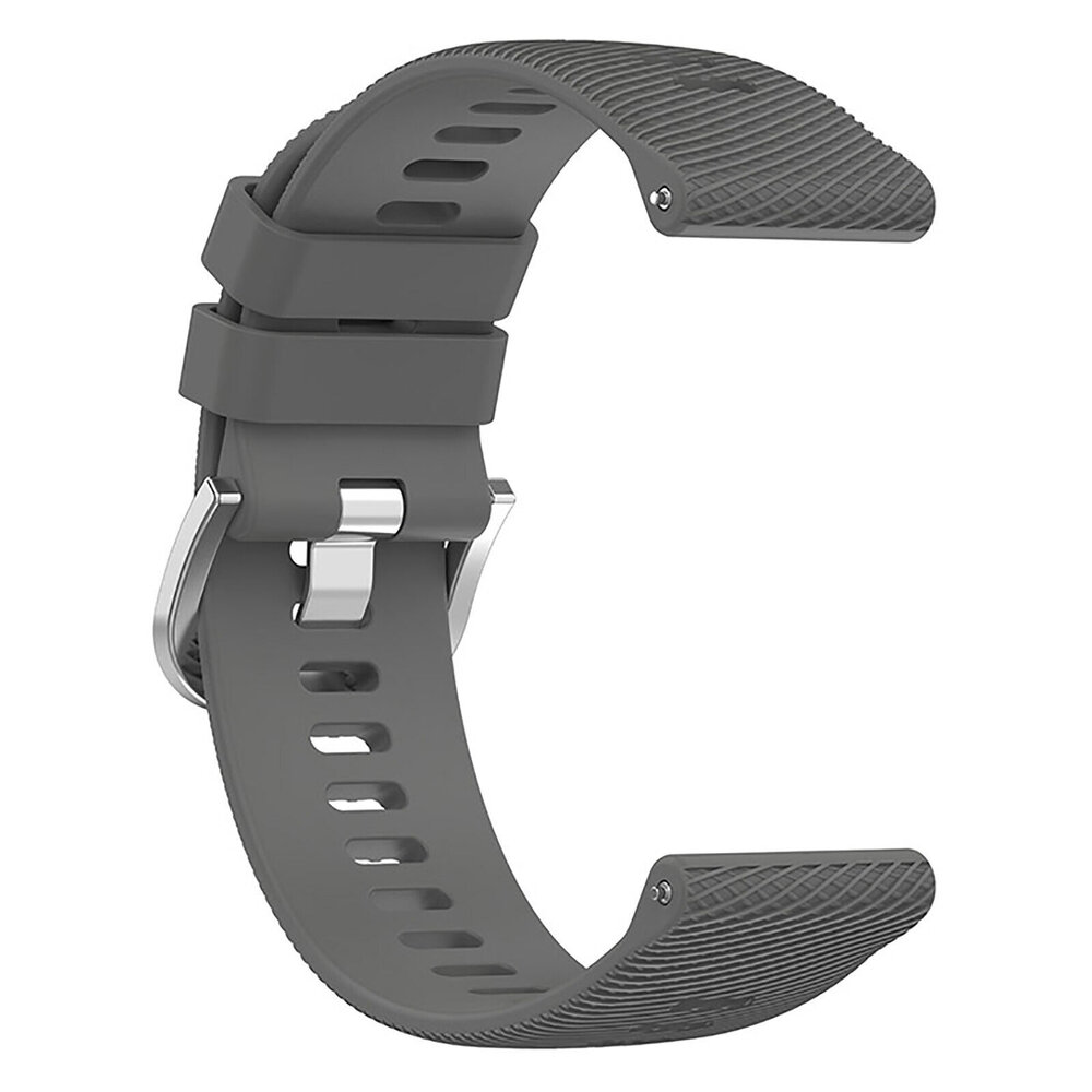 Strap-it® Strap-it Garmin Venu SQ siliconen bandje (donkergrijs)