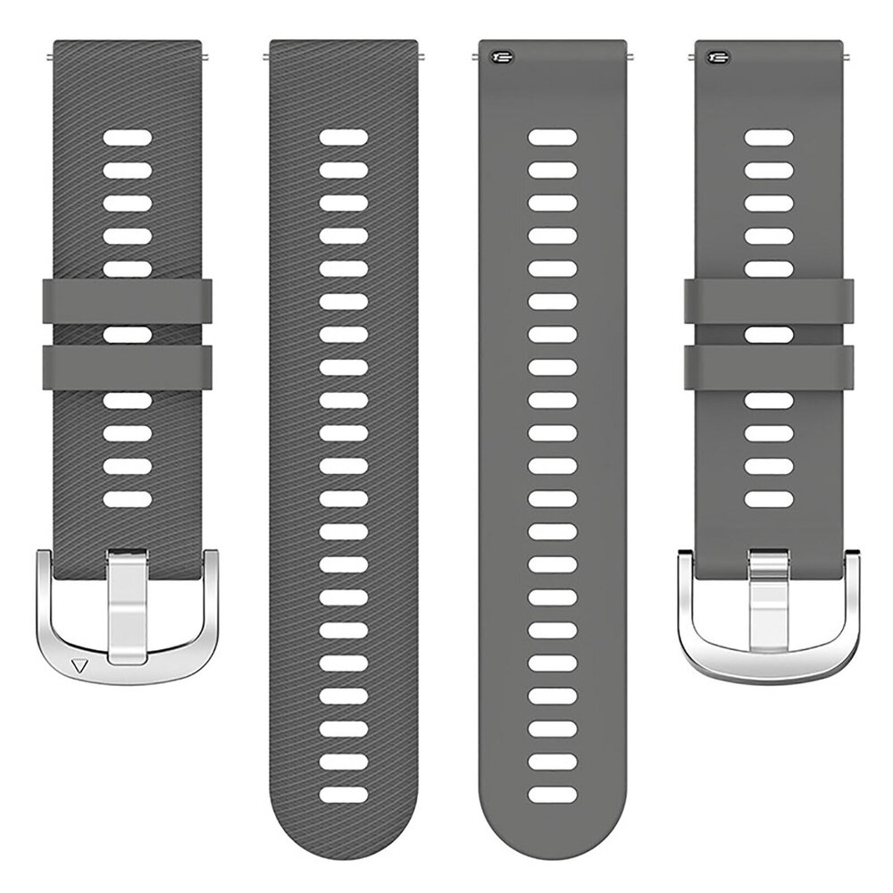Strap-it® Strap-it Garmin Venu SQ siliconen bandje (donkergrijs)