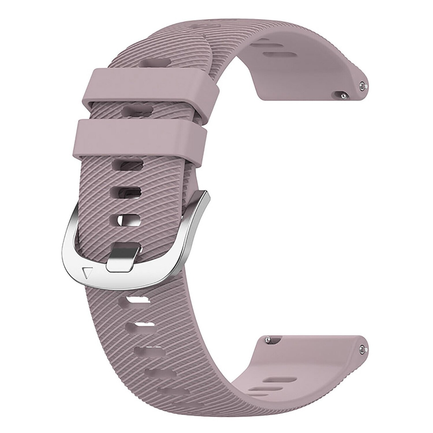 Strap it Strap it Garmin Forerunner 245 siliconen bandje violet