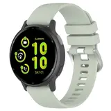 Strap-it® Garmin Vivoactive 5 siliconen classic bandje (lichtgroen)
